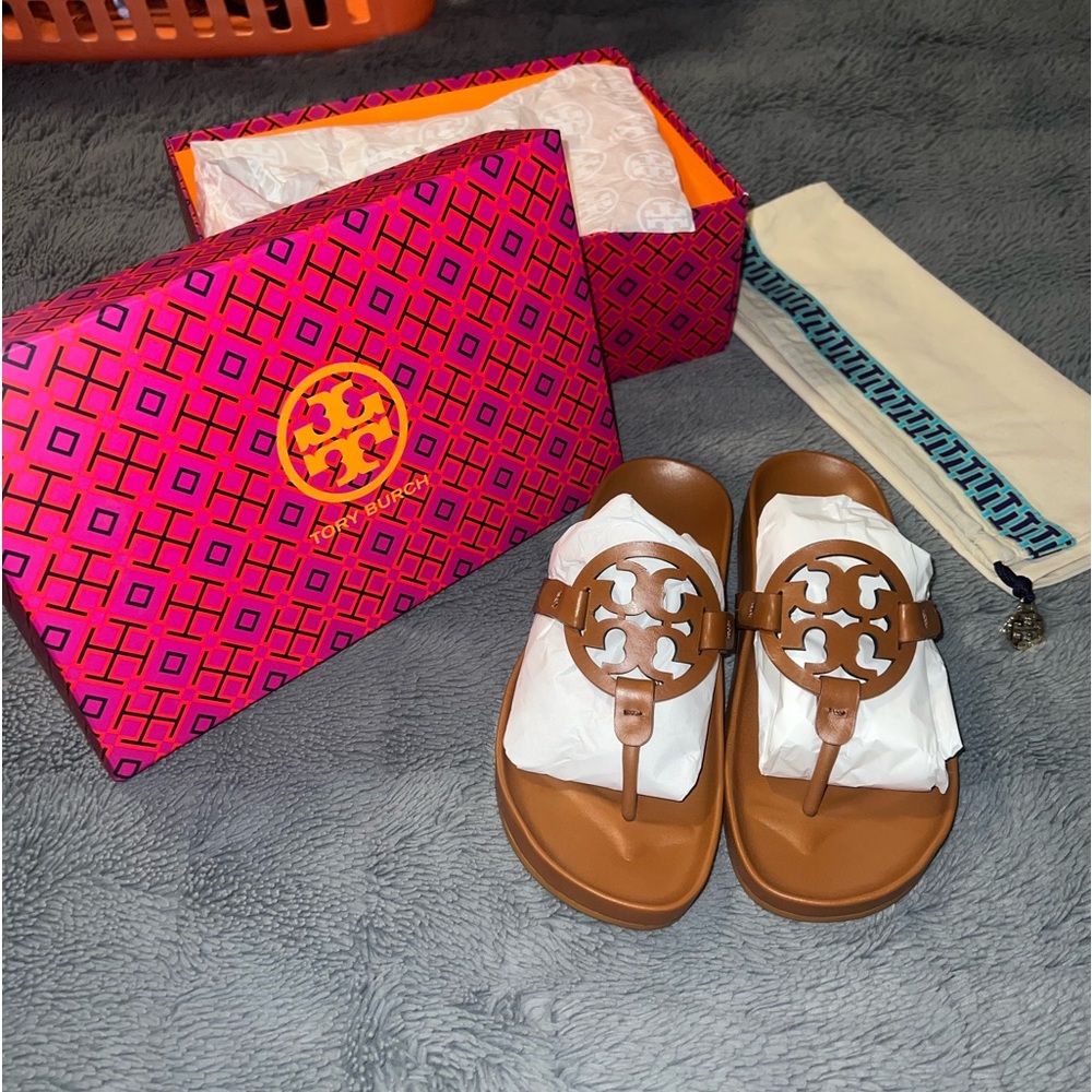 BNIB Tory burch Miller cloud sandals